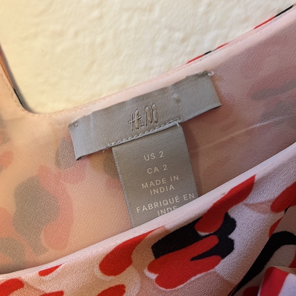 Pink Print H&M Tank - Picture 3 of 4